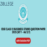 CBSE Class 12 Business Studies Question Paper 2025 with Solutions Set 1 66 2 1